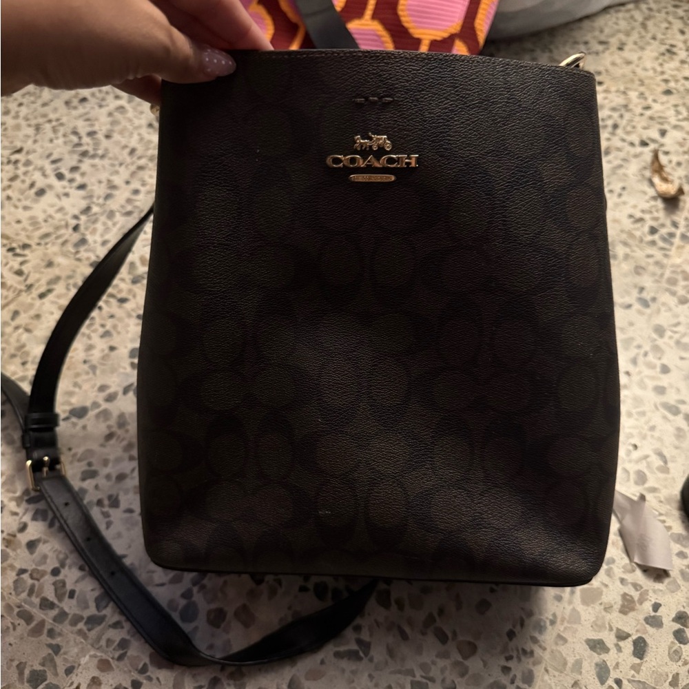 Coach Brown bucket Bag